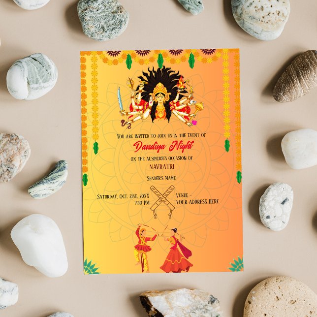 Invitation Navratri Dandiya (Créateur téléchargé)
