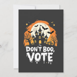 Invitation Ne boudez pas le vote, jour de l'élection, votez p