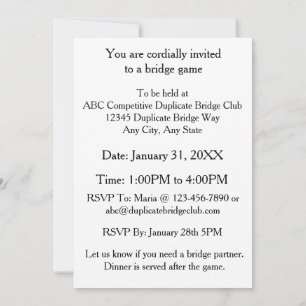 Invitation Ne jamais critiquer votre partenaire pendant le po