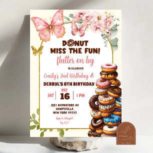 Invitation Ne manquez pas le joyeux Jour de l'Anniversaire Co