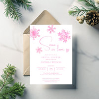 Neige amoureuse flocons de neige douche nuptiale d