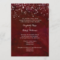 Neige blanche sur le mariage d'hiver rouge