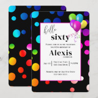 Neon Pois pour 60ème anniversaire