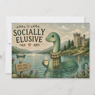Invitation Nessie insaisissable socialement Cozy Cryptide Loc