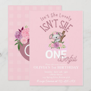 Invitation N'est-ce pas qu'elle est adorable n'est-elle pas O
