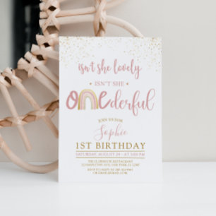 Invitation N'est-elle pas un seul anniversaire délirant Boho 