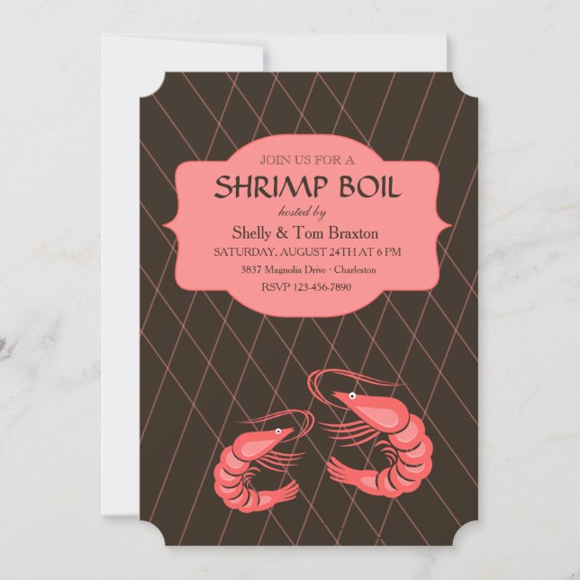 Invitation Net du pêcheur (Devant)