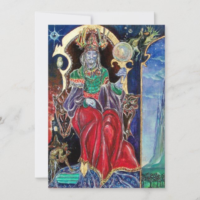 Invitation NEUROMANCER, Fête d'Halloween noir rouge blanc (Devant)