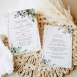 Invitation Neustra Boda Rustic Greenery Mariage or