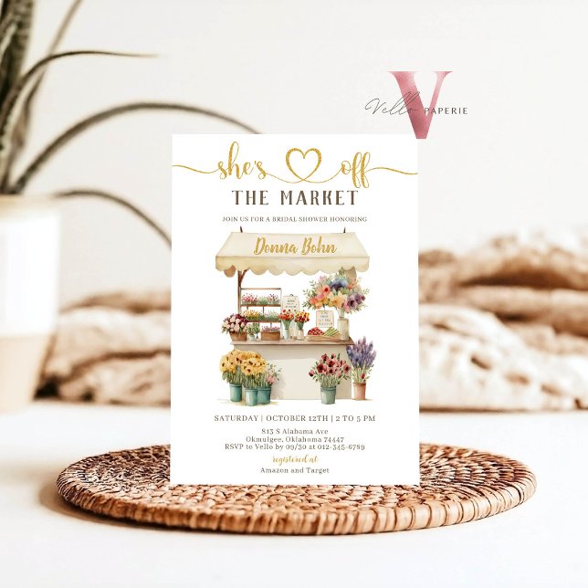 Invitation Neutre elle est hors du marché Fête des mariées In (Créateur téléchargé)