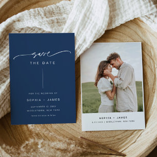 Invitation NEVE Modern Minimalist Wedding Enregistrer la Cart