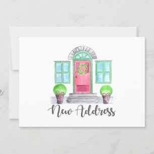 Invitation New Address Christmas home