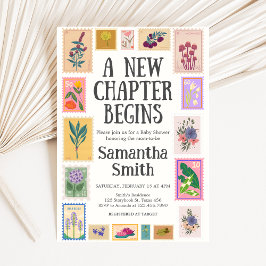 Invitation New Chapter Baby Shower