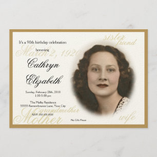 Invitation _New classique élégant d'invitation de photo