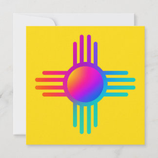Invitation New Mexico Zia Sun 