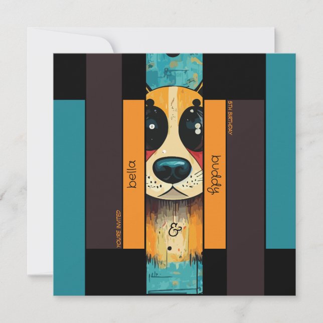 Invitation Nez de chien (Devant)