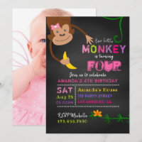 N'importe quel âge Chalkboard Petit Singe Fille An