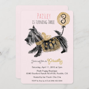 Invitation N'IMPORTE QUEL ÂGE - Couture Chien Chien Chien Coq