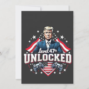 Invitation Niveau 47ème débloqué Jour d'investiture de Trump 