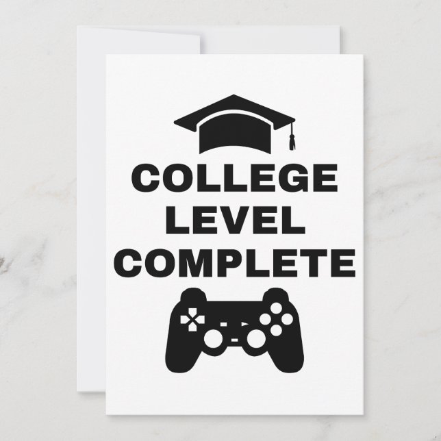 Invitation Niveau Collège Complété (Devant)
