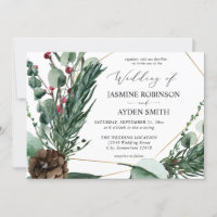 Noces Baies d'Hiver & Verdure de Pin 2