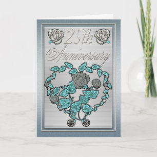 Invitation Noces d'argent 25e Anniversaire de Mariage