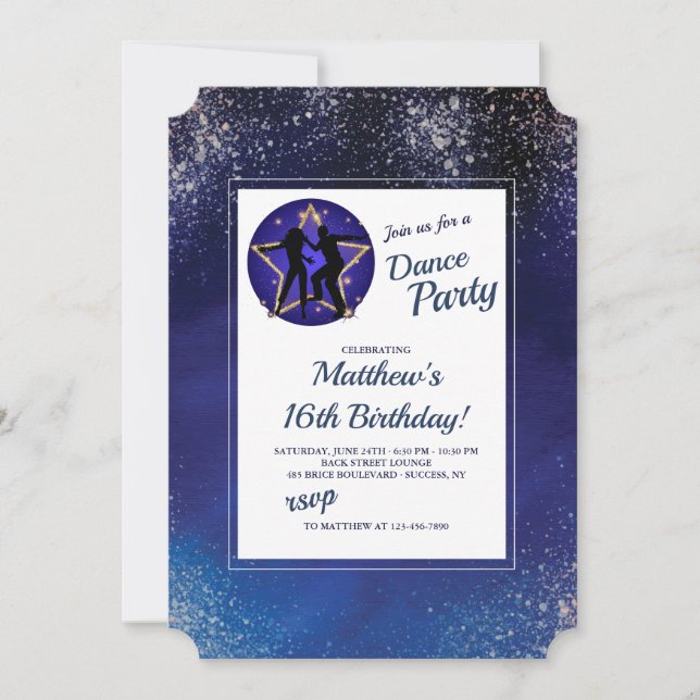 Invitation nocturne stellaire (Devant)