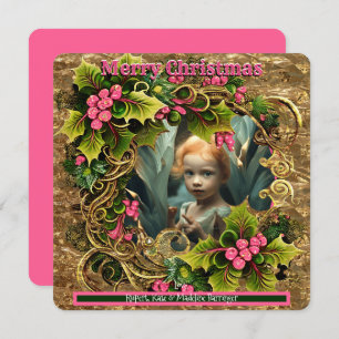 Invitation Noël AJOUTER ta propre photo Fun de vacances