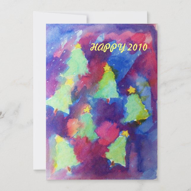 INVITATION NOËL ARBRE - FÊTE (Devant)