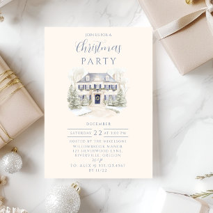 Invitation Noël au Manoir Bleu