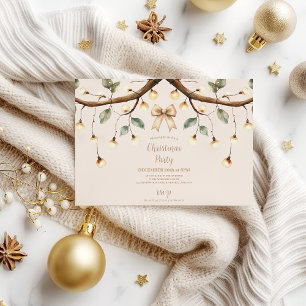 Invitation Noël botanique russe