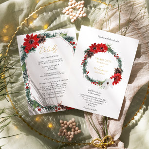 Invitation Noel Classique - Détails Formels Mariages Et