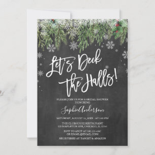 Invitation Noël Découvrir la Fête des mariées des Halls