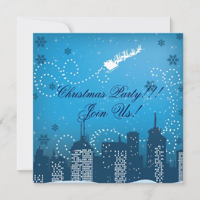 Invitation Noël En Ville Produits Sur Mesure (Devant)