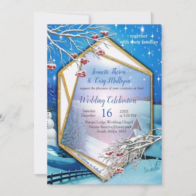 Invitation Noël et Nouvel An 2024 (Devant)