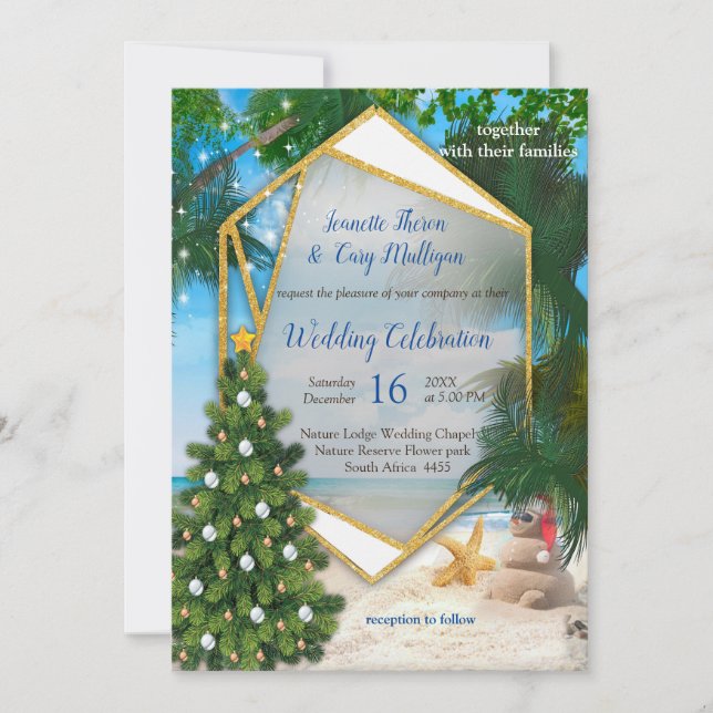 Invitation Noël et Nouvel An 2024 (Devant)