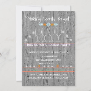 Invitation Noël Fête Bois Arrière - plan Fête Flambole de nei