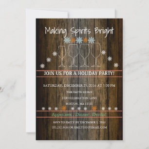 Invitation Noël Fête Bois Arrière - plan Fête Flambole de nei