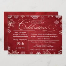 Noël Red Chalkboard