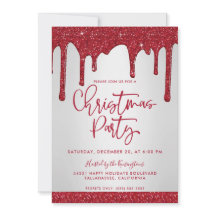 Noël Red Parties scintillant Drives Noël