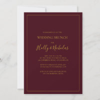 Noël simple et élégant | Brunch Mariage rouge