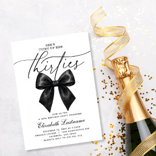 Invitation Noeud Noir pour ses Quarante Ans 40e Anniversaire