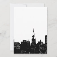 Invitation Noir & Blanc New York