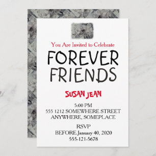 INVITATION NOIRE ET BLANCHE DU PARTI AMARLLIS