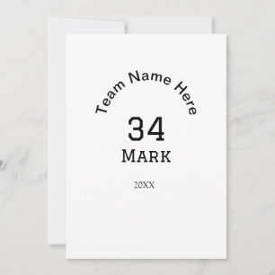 Invitation nom de l'équipe ajouter le nom du joueur date spor