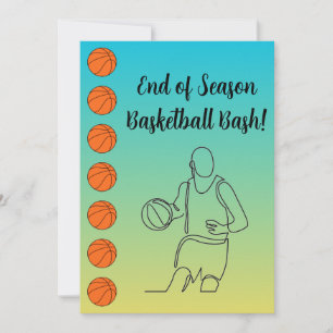 Invitation Nom de l'événement Lieu Sport Thème Basketball