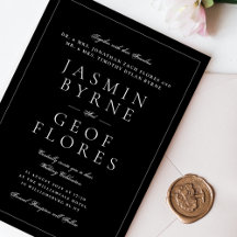 Noms classiques | Mariage encadré Premium