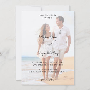 Invitation Noms Photo moderne 6 Mariage V3 - KR