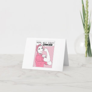 Invitation Non Pas aujourd'hui Cancer Conscience du cancer du