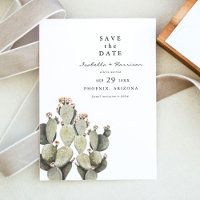 NORAH Bohemian Watercolor Cactus Enregistrer la da